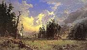 Albert Bierstadt The_Morteratsch_Glacier_Upper_Engadine_Valley_Pontresina oil painting artist